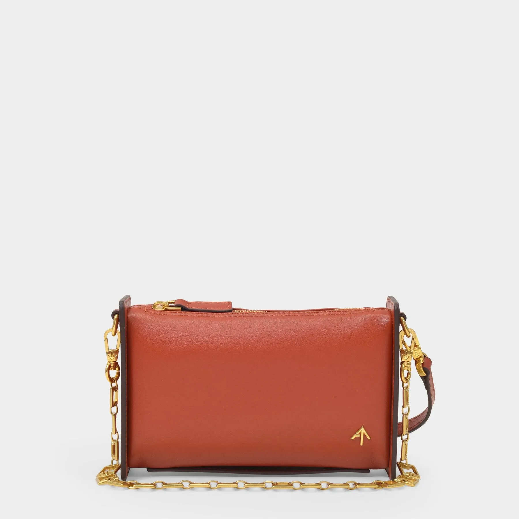 Manu Atelier  Mini Carmen Bag in Burgundy Leather