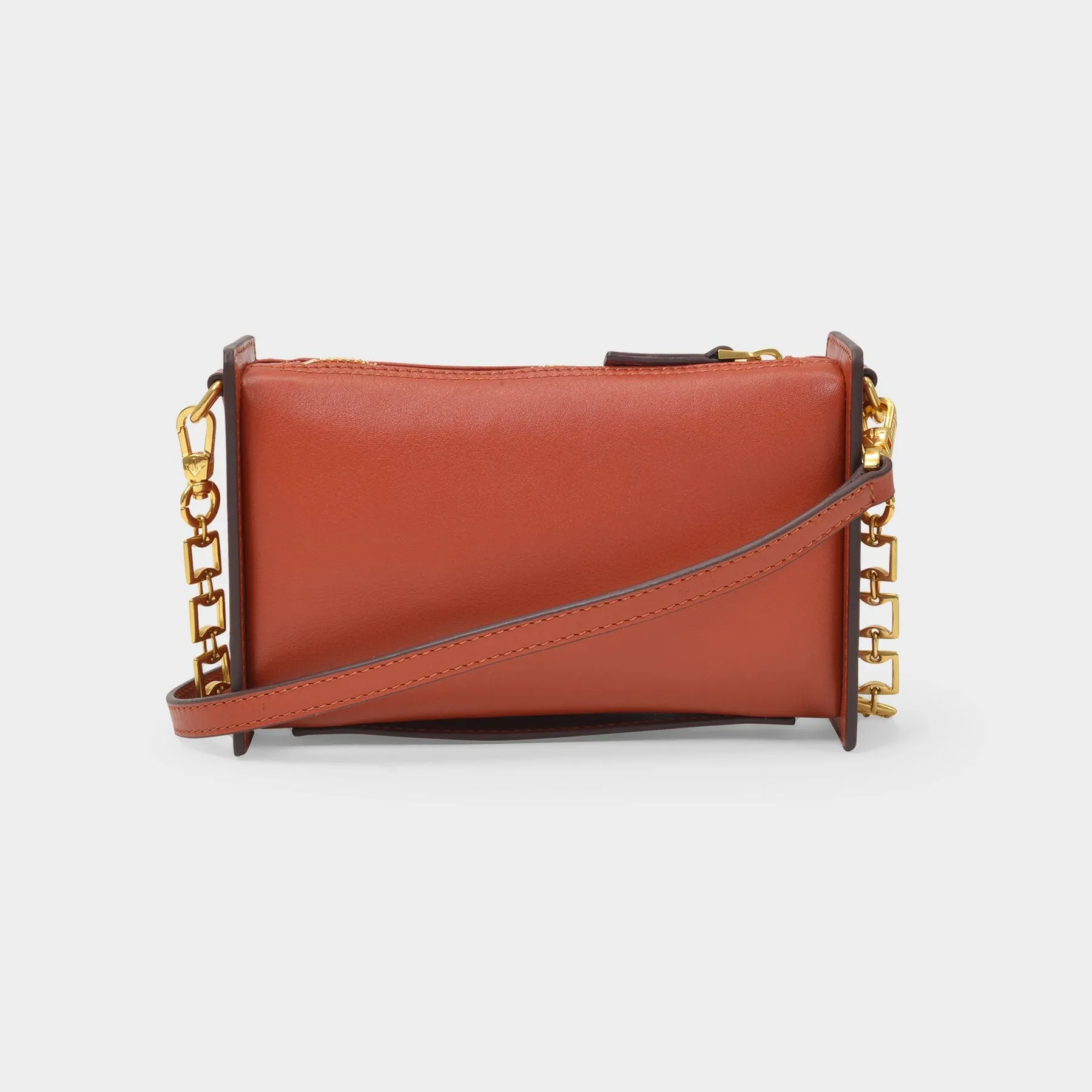 Manu Atelier  Mini Carmen Bag in Burgundy Leather