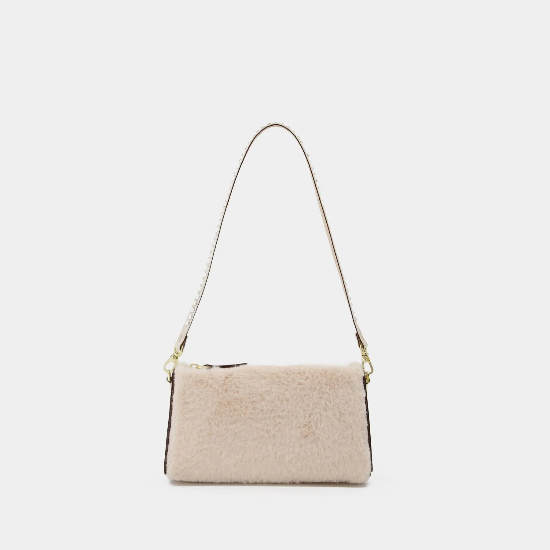 Manu Atelier  Mini Prism Bag in Ivory Leather