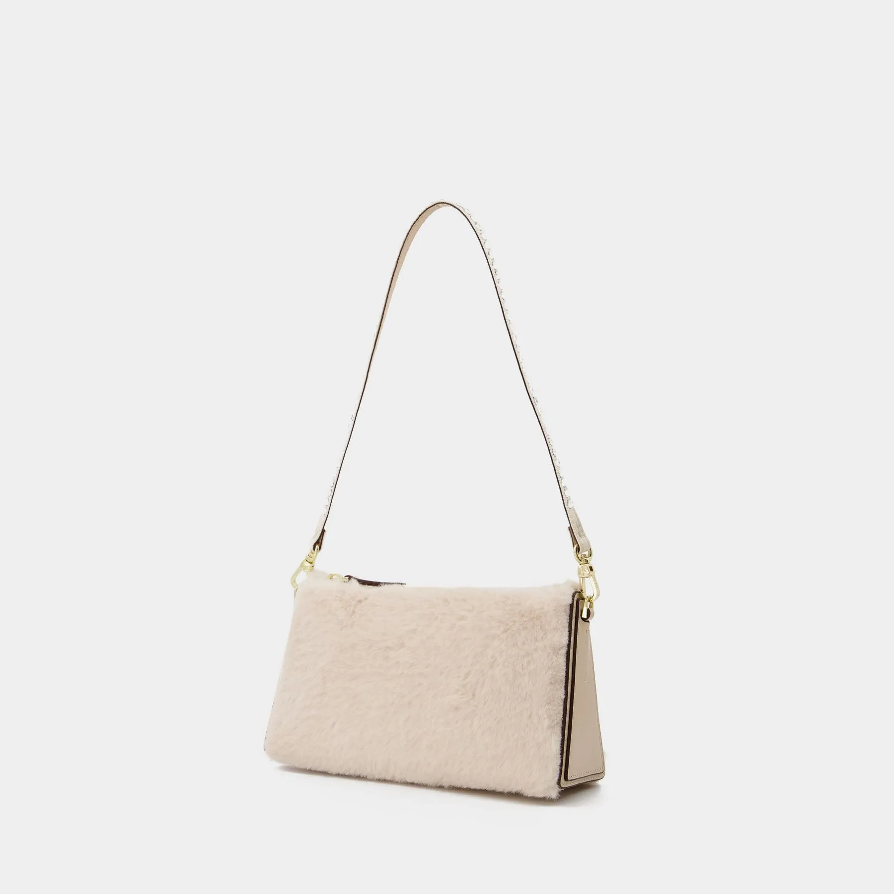 Manu Atelier  Mini Prism Bag in Ivory Leather