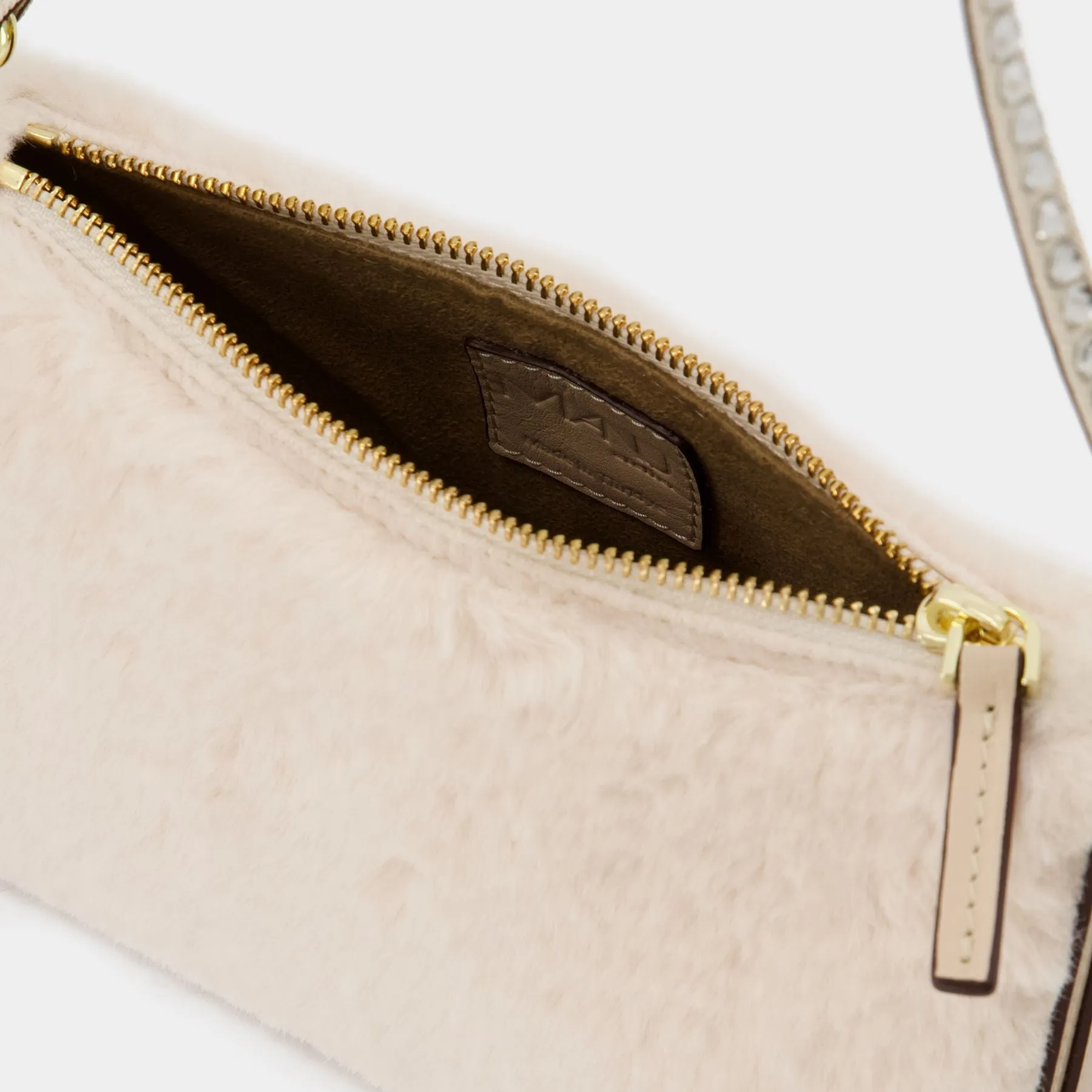 Manu Atelier  Mini Prism Bag in Ivory Leather