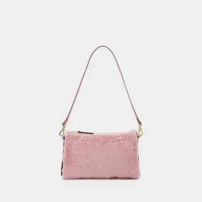 Manu Atelier  Mini Prism Bag in Orchid Leather