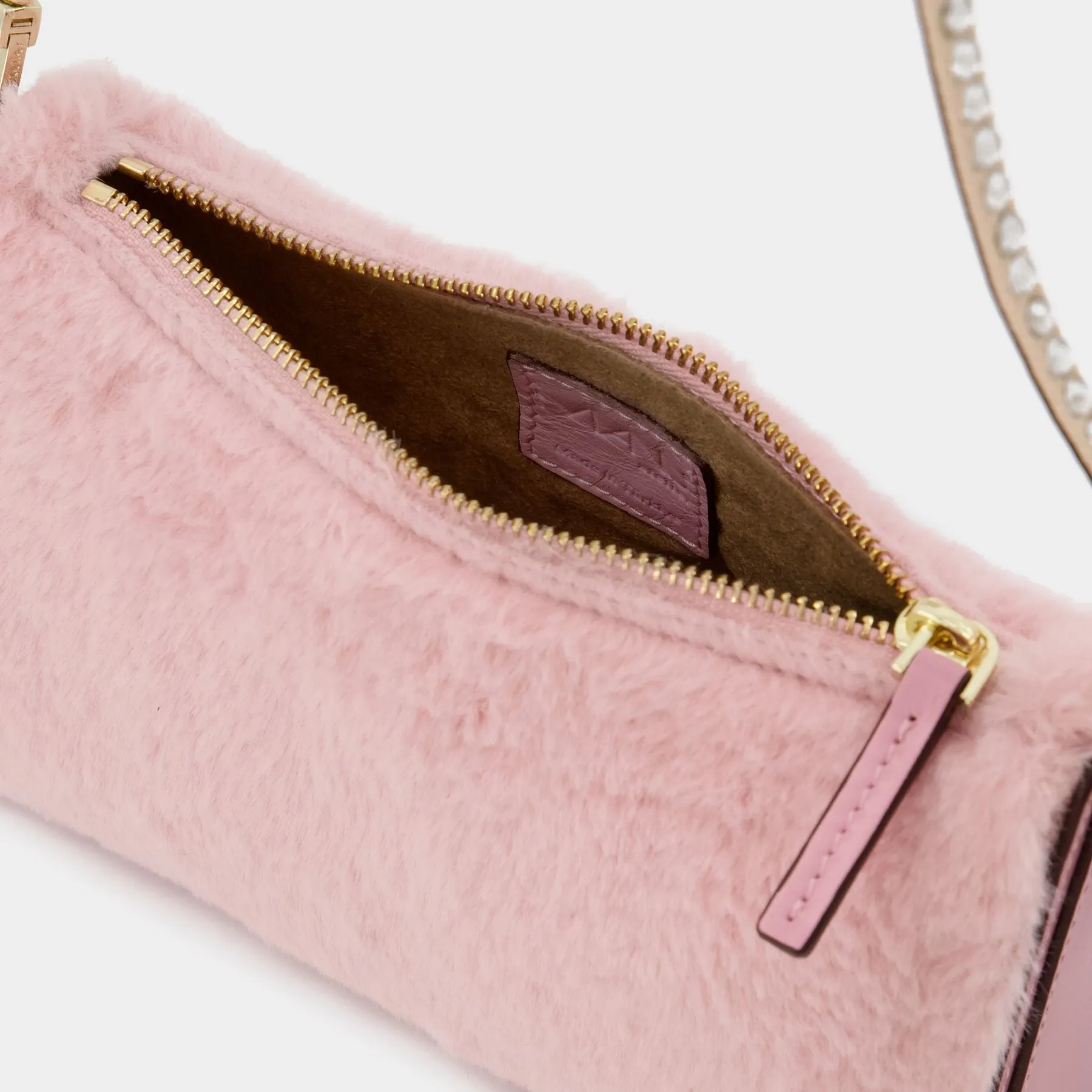 Manu Atelier  Mini Prism Bag in Orchid Leather