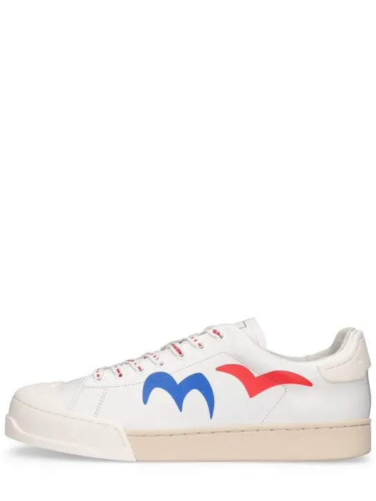 Marni   Dada Bumper leather low top sneakers 