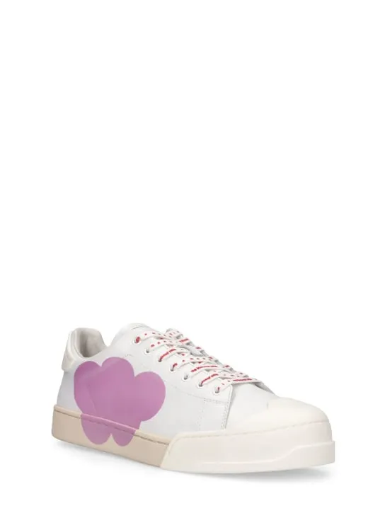 Marni   Dada Bumper leather low top sneakers 