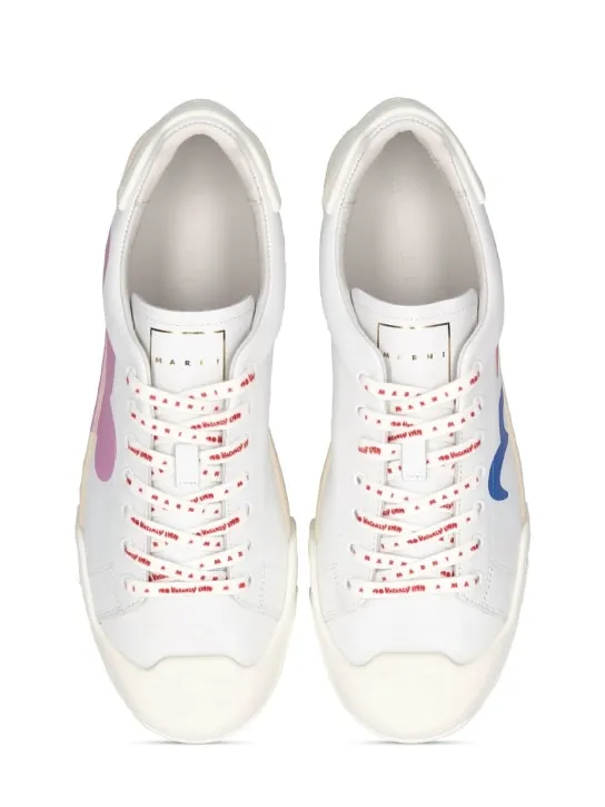 Marni   Dada Bumper leather low top sneakers 