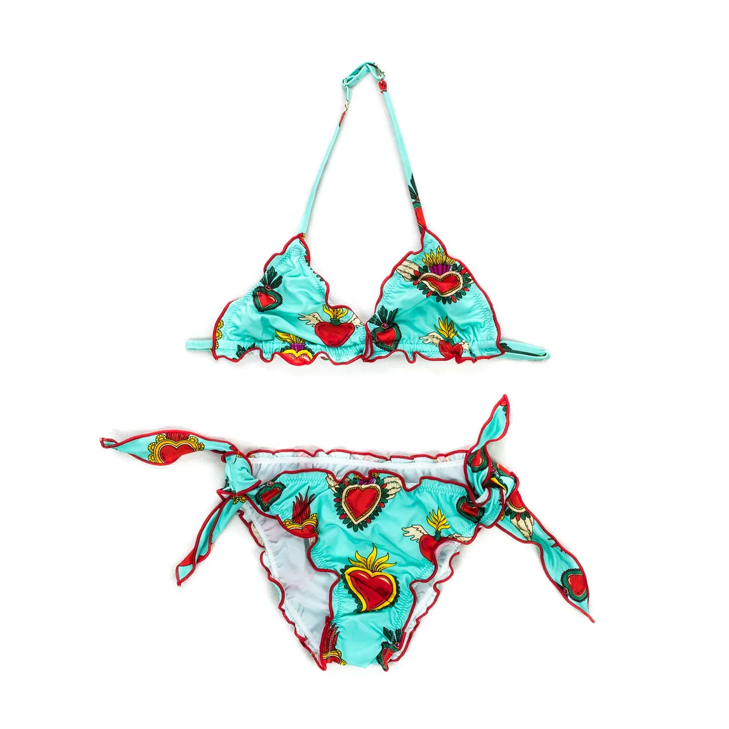 Mc2 Saint Barth Girl Light Blue Bikini