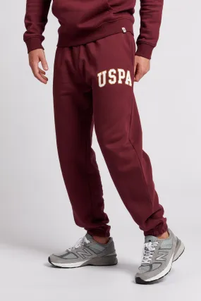 Mens Arch Logo Joggers in Windsor Wine