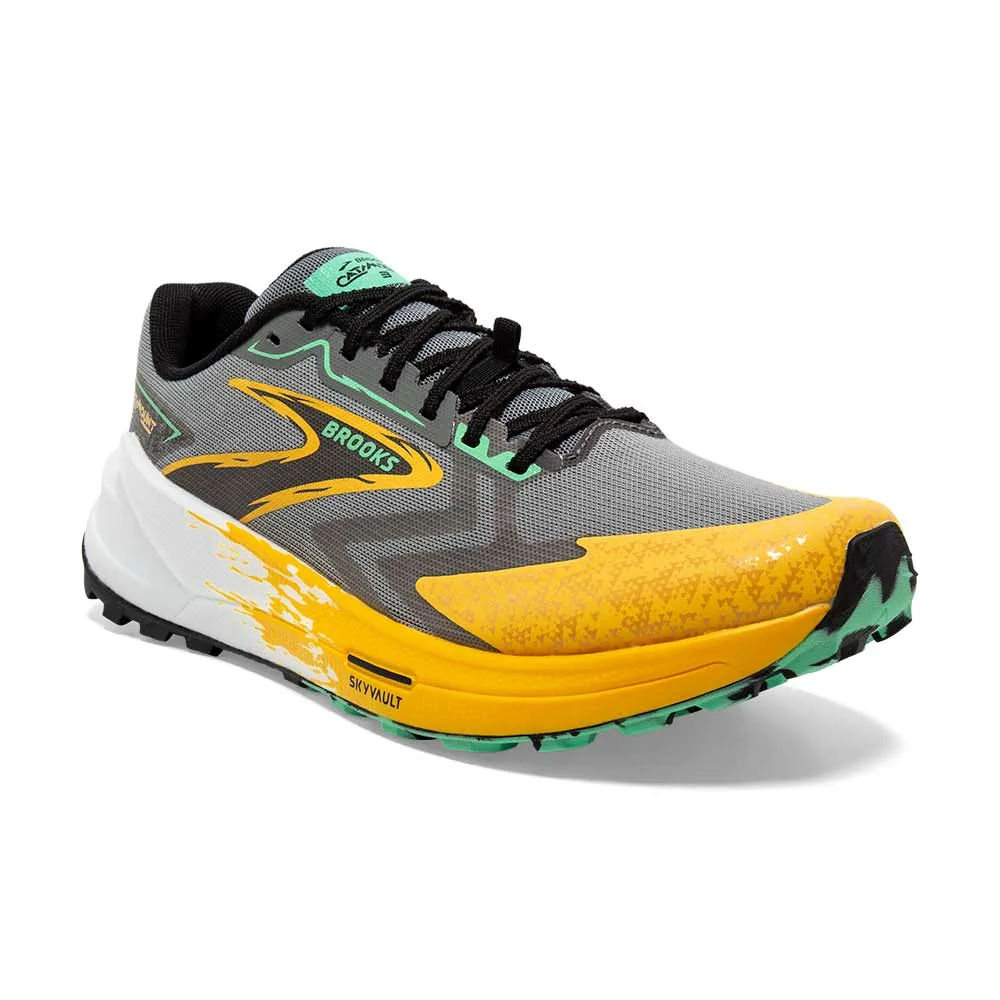 Men's Catamount 3 Trail Running Shoe - Lemon Chrome/Sedona Sage - Regular (D)