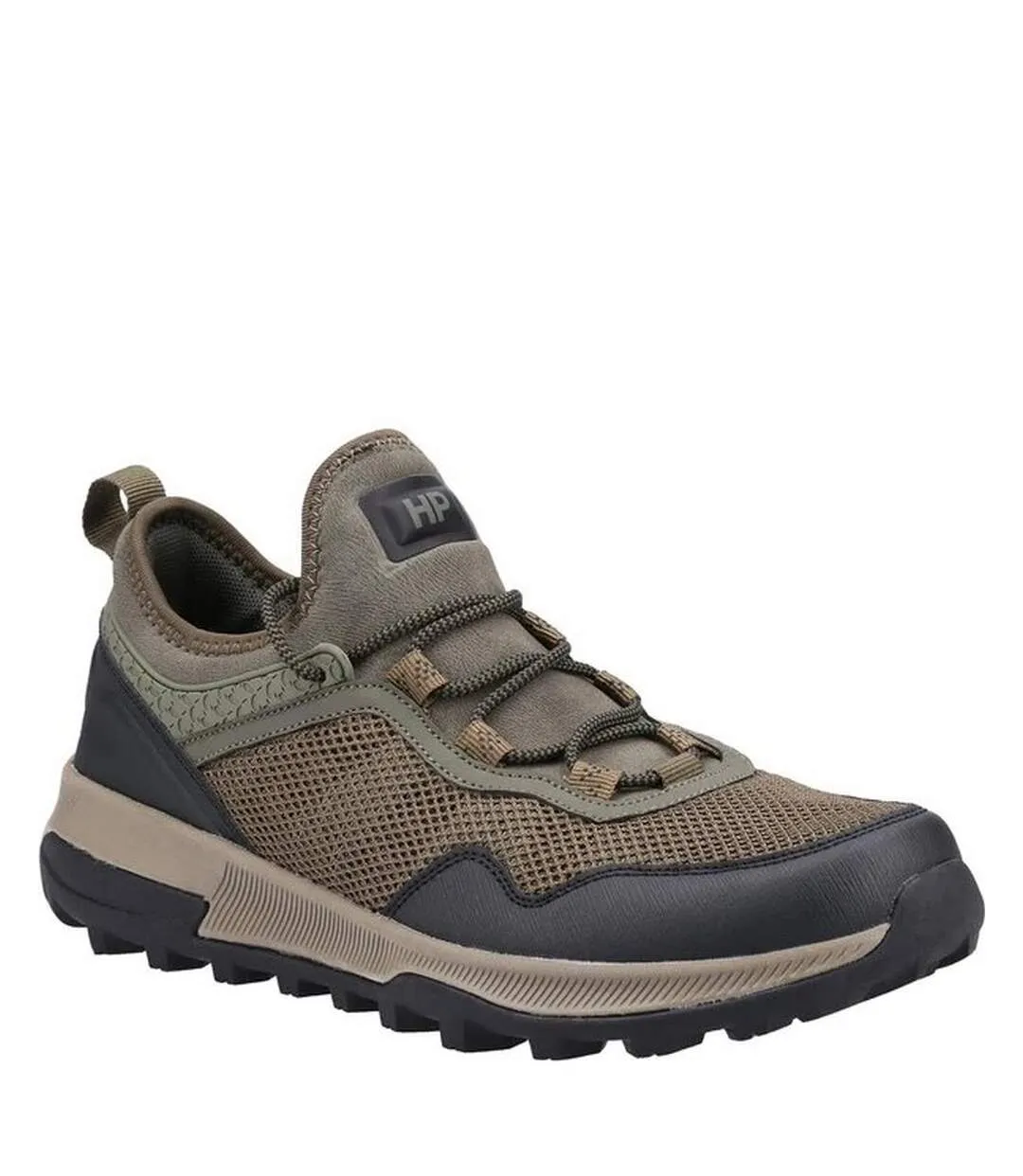 Mens marlen active trainers khaki Hush Puppies