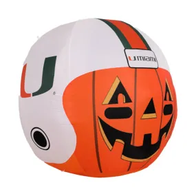 Miami Hurricanes Jack-O-Helmet Inflatable