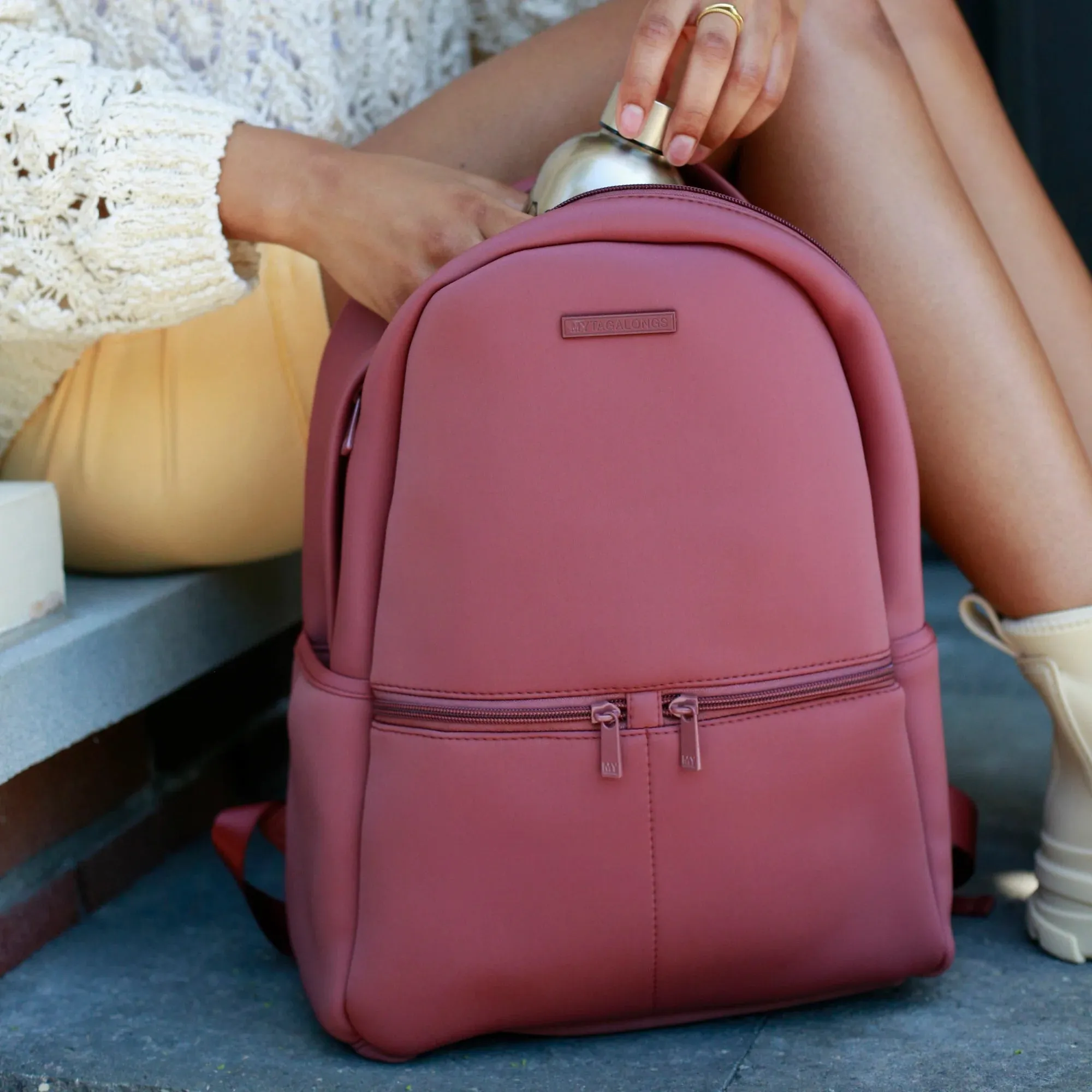 MYTAGALONGS - BACKPACK - EVERLEIGH DESERT ROSE