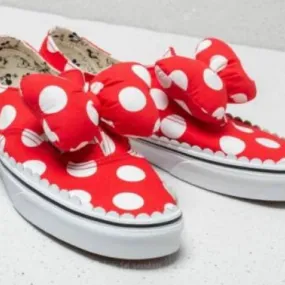 NEW Disney x Vans Authentic Gore Skate Shoe Minnie's Mou...