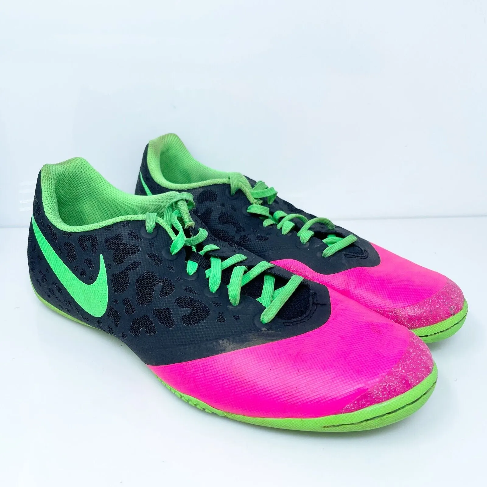 Nike Mens Elastico Pro II 580455-630 Pink Soccer Cleats Shoes Size 9.5