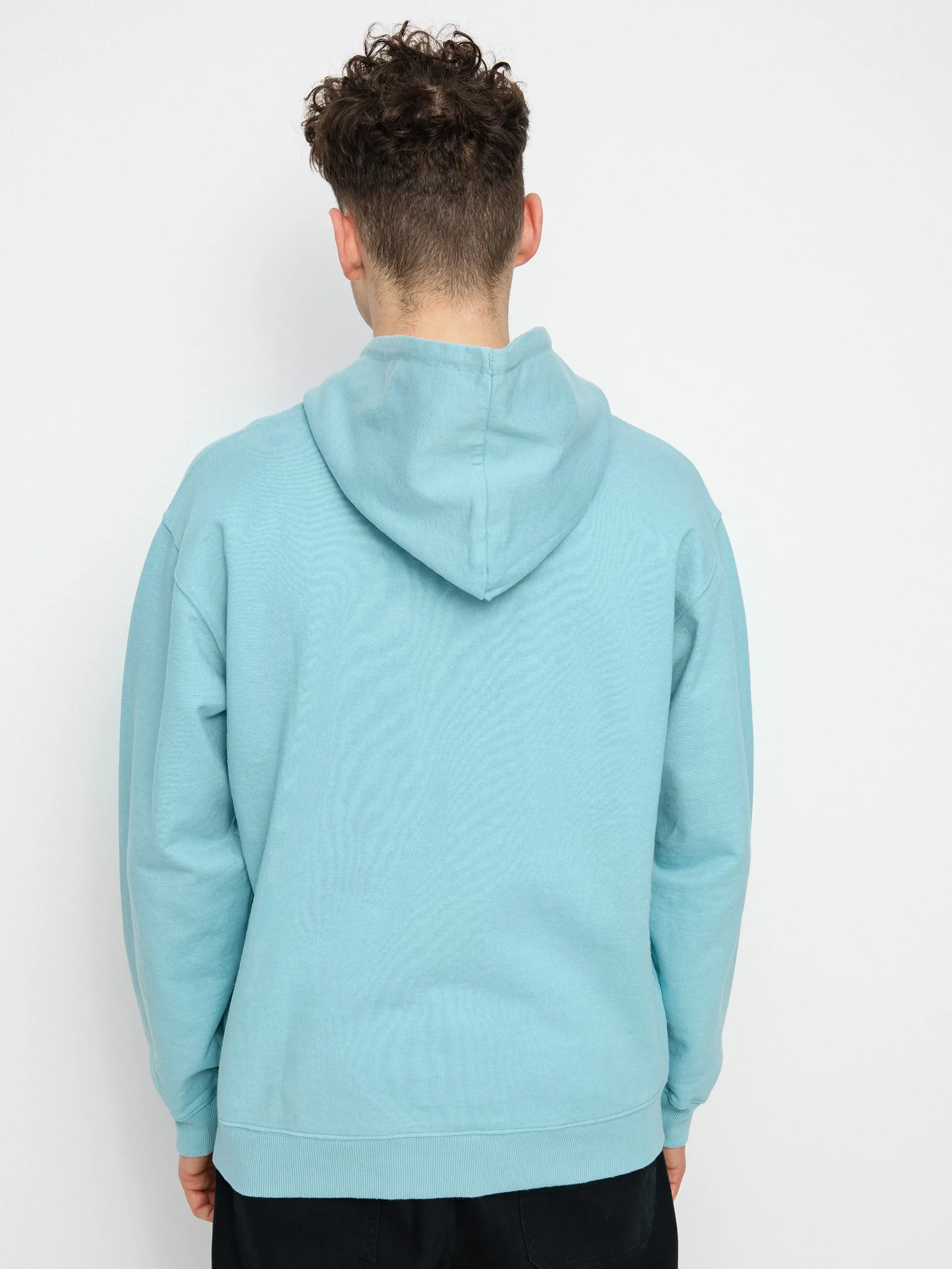 OBEY Timeless Recycled Heavy HD Hoodie (pigment turquoise tonic)