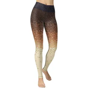 Ombre Coffee Beans Yoga Leggings