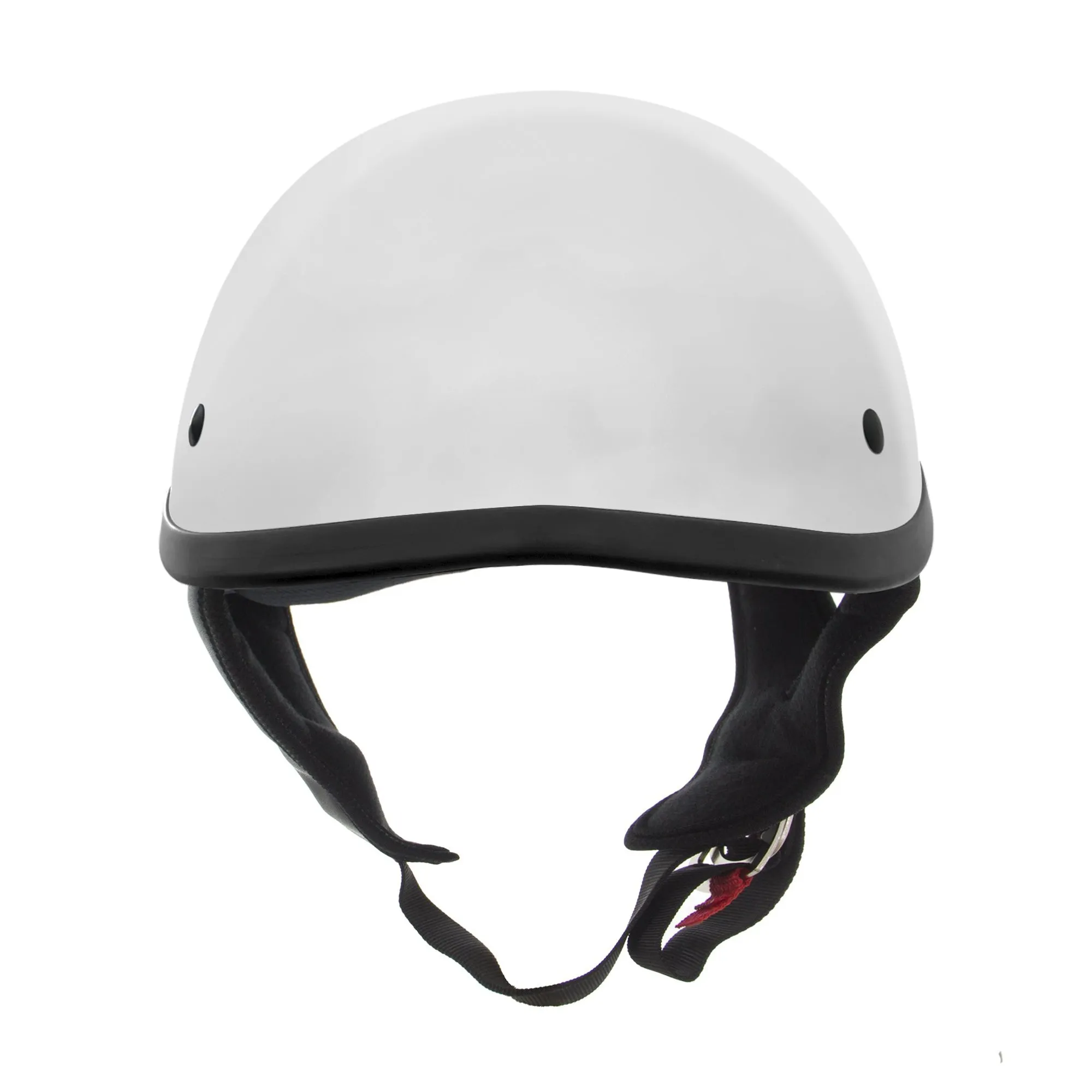 Outlaw Helmets T68 Glossy White Motorcycle Helmet for Men & Women DOT Approved - Adult Unisex Skull Cap for Bike Scooter ATV UTV