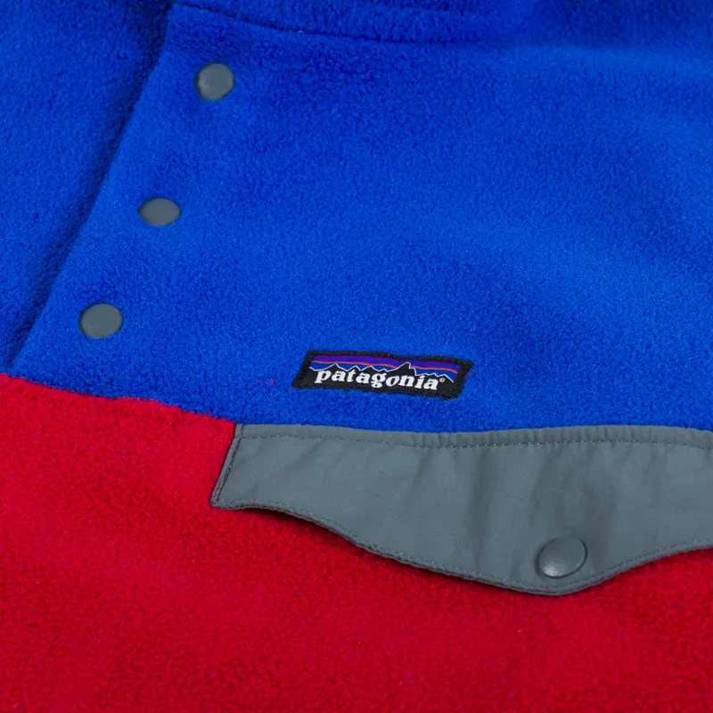 Patagonia Lightweight Synchilla Snap-T Fleece Pullover Touring Red