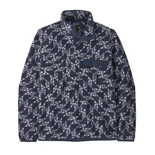 Patagonia Men's Lightweight Synchilla Snap-T Pullover - Navy | George Fisher