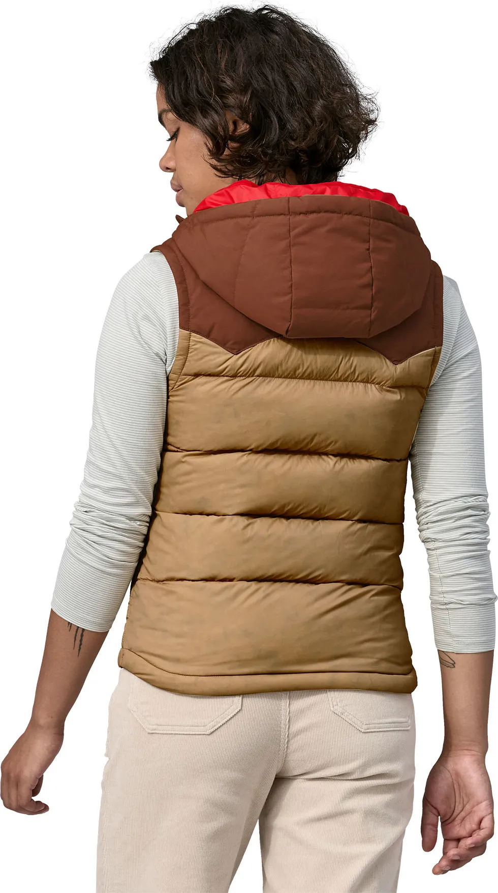 Patagonia Women's Bivy Hooded Vest Tinamou Tan | Buy Patagonia Women's Bivy Hooded Vest Tinamou Tan here | Outnorth