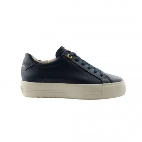 Paul Green 5241-06 | Space Leather  | Women's Lace Up Trainers