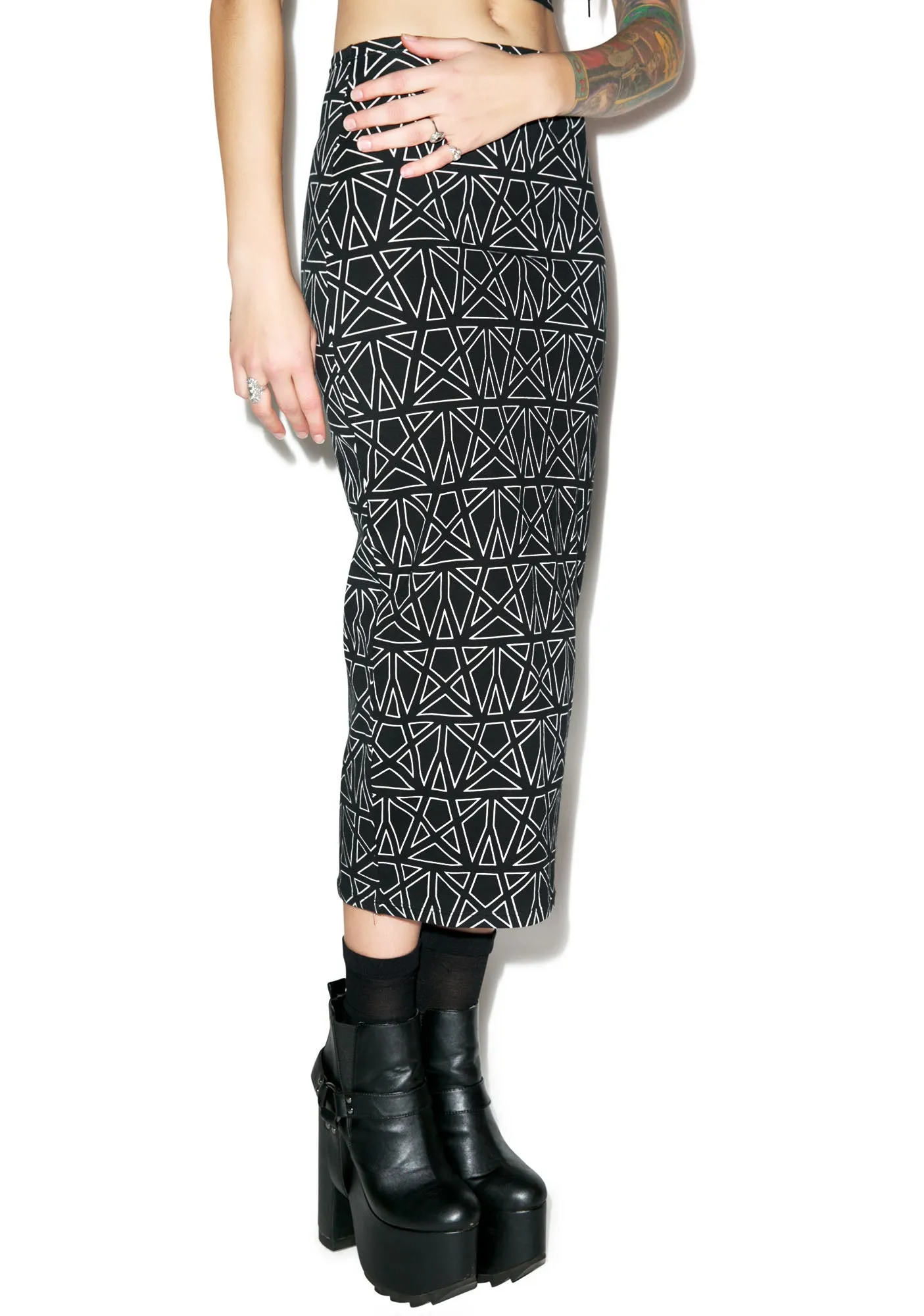 Pentagram Bobby Skirt-