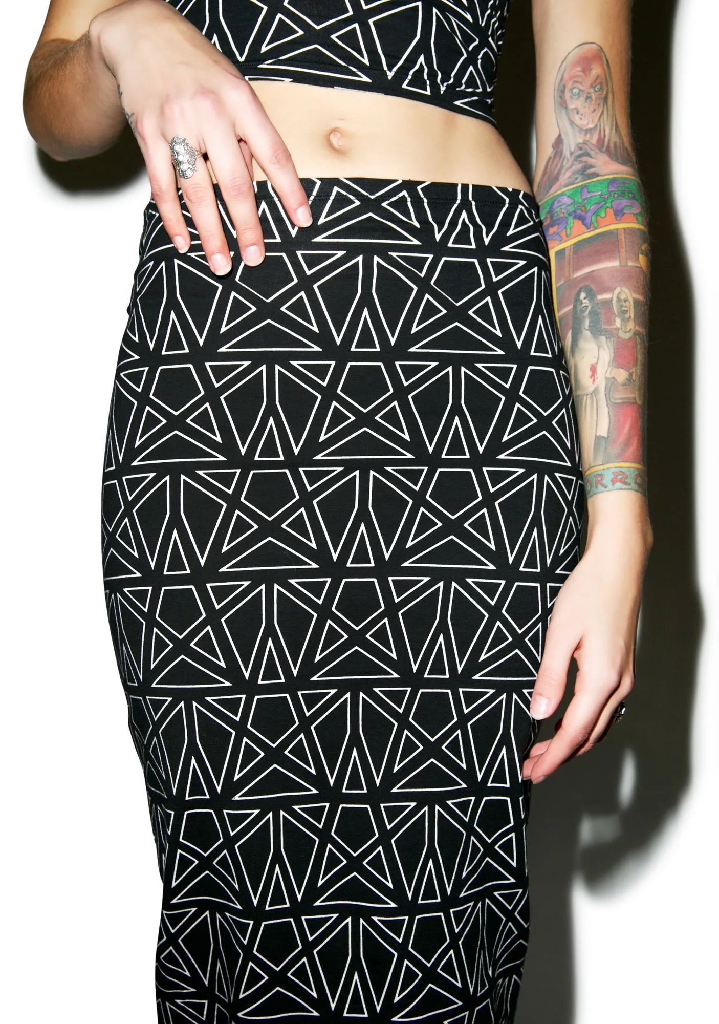 Pentagram Bobby Skirt-