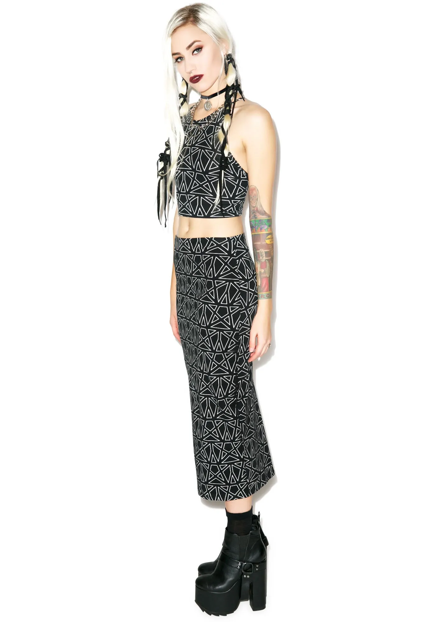 Pentagram Bobby Skirt-