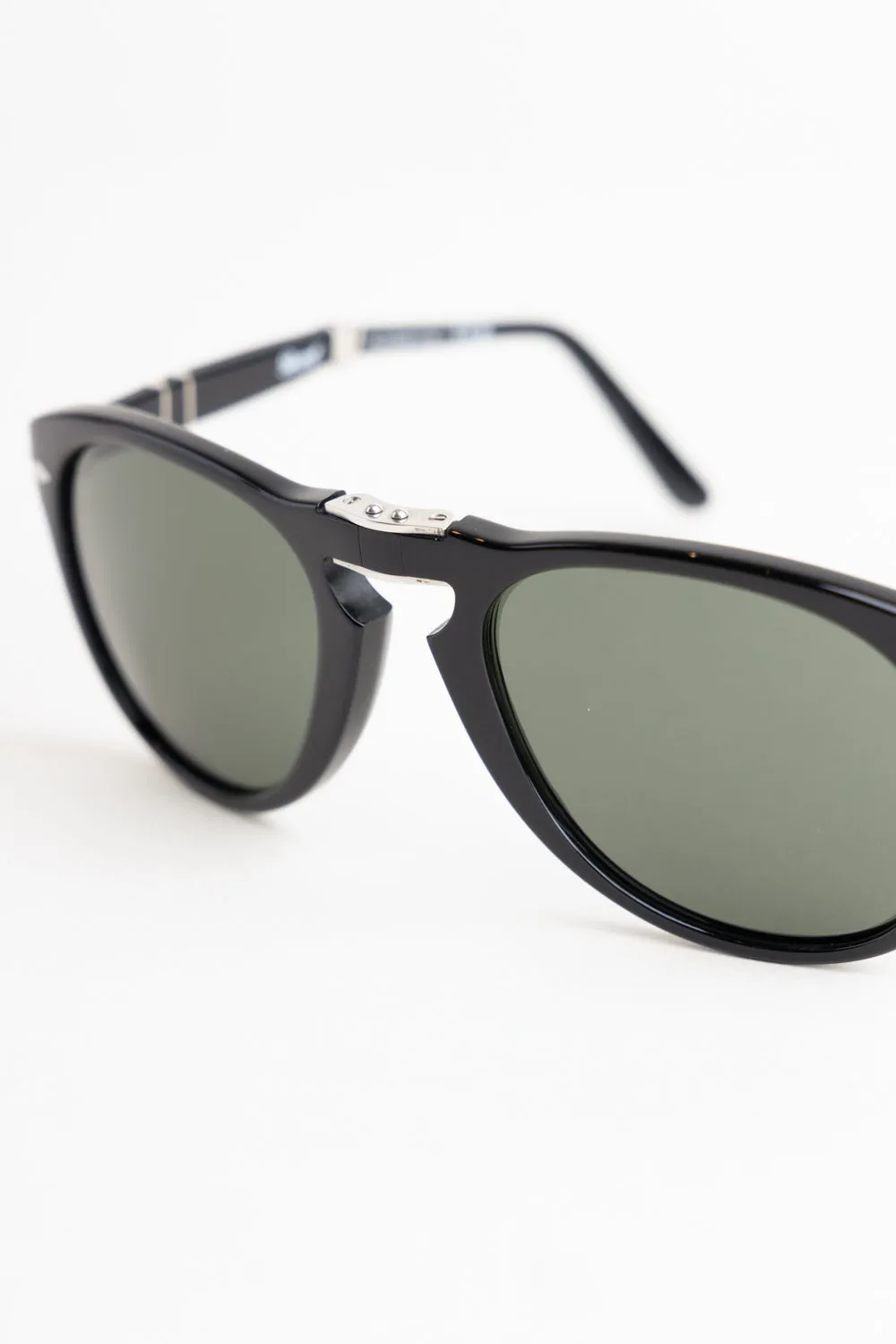 Persol Black/Green 714 Sunglasses