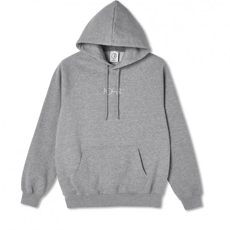 Polar Skate Co. Default Pullover Hooded Sweatshirt (Heather Grey)