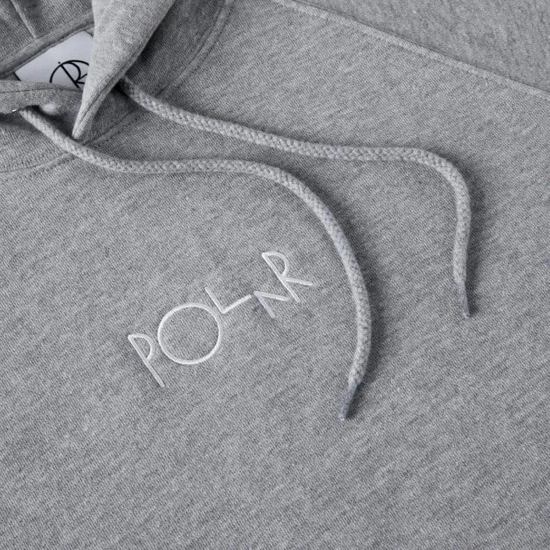 Polar Skate Co. Default Pullover Hooded Sweatshirt (Heather Grey)