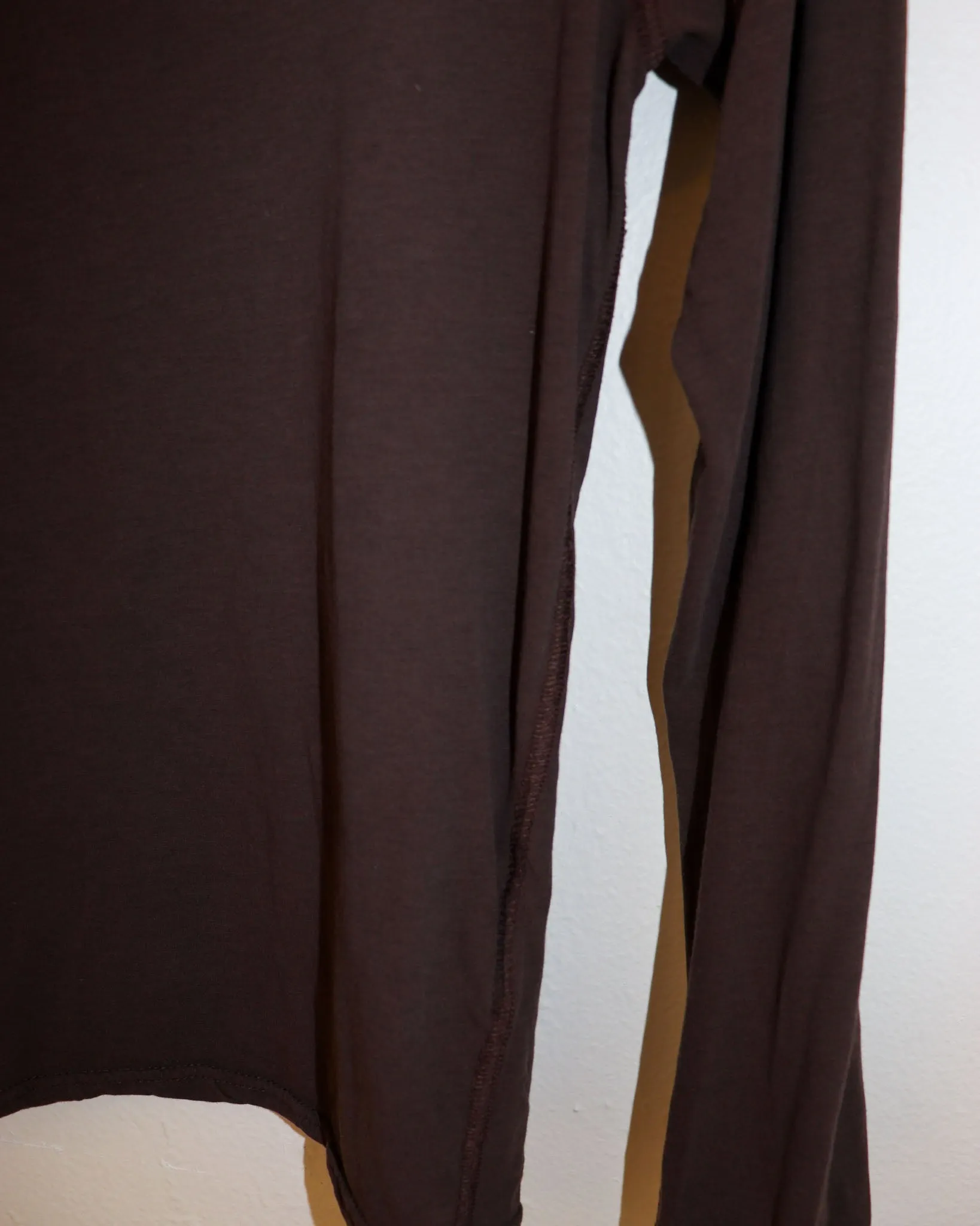 Pre-owned: Ichi Antiquites Mock Neck Pullover in Brown