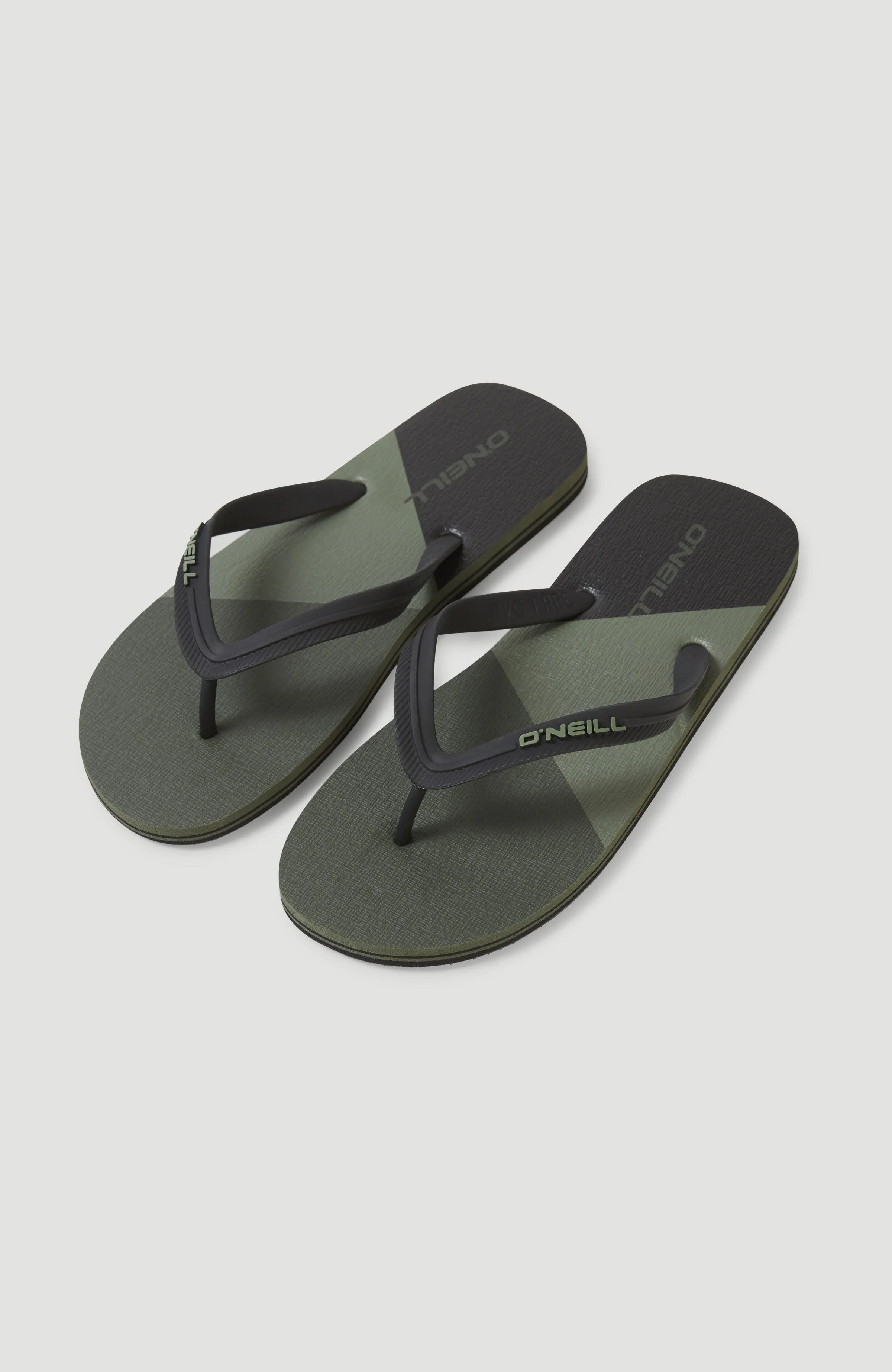 Profile Colour Block Sandals | Deep Lichen Green Colour Block