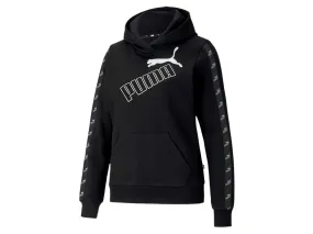 PUMA Amplified Hoodie Felpa Donna Logo Black 583615 01