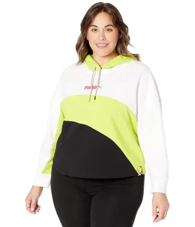 PUMA Plus Size City Light Track Hoodie Women's