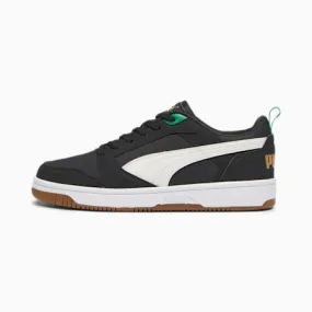 Rebound Low 75 Years Unisex Sneakers | PUMA Black-Warm White-Archive Green-Gold-Pristine | PUMA Shop All Puma | PUMA 