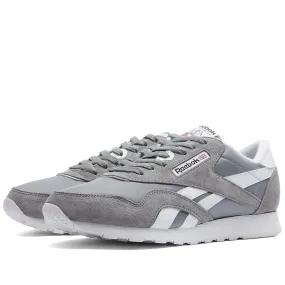 Reebok CL NylonGrey & White