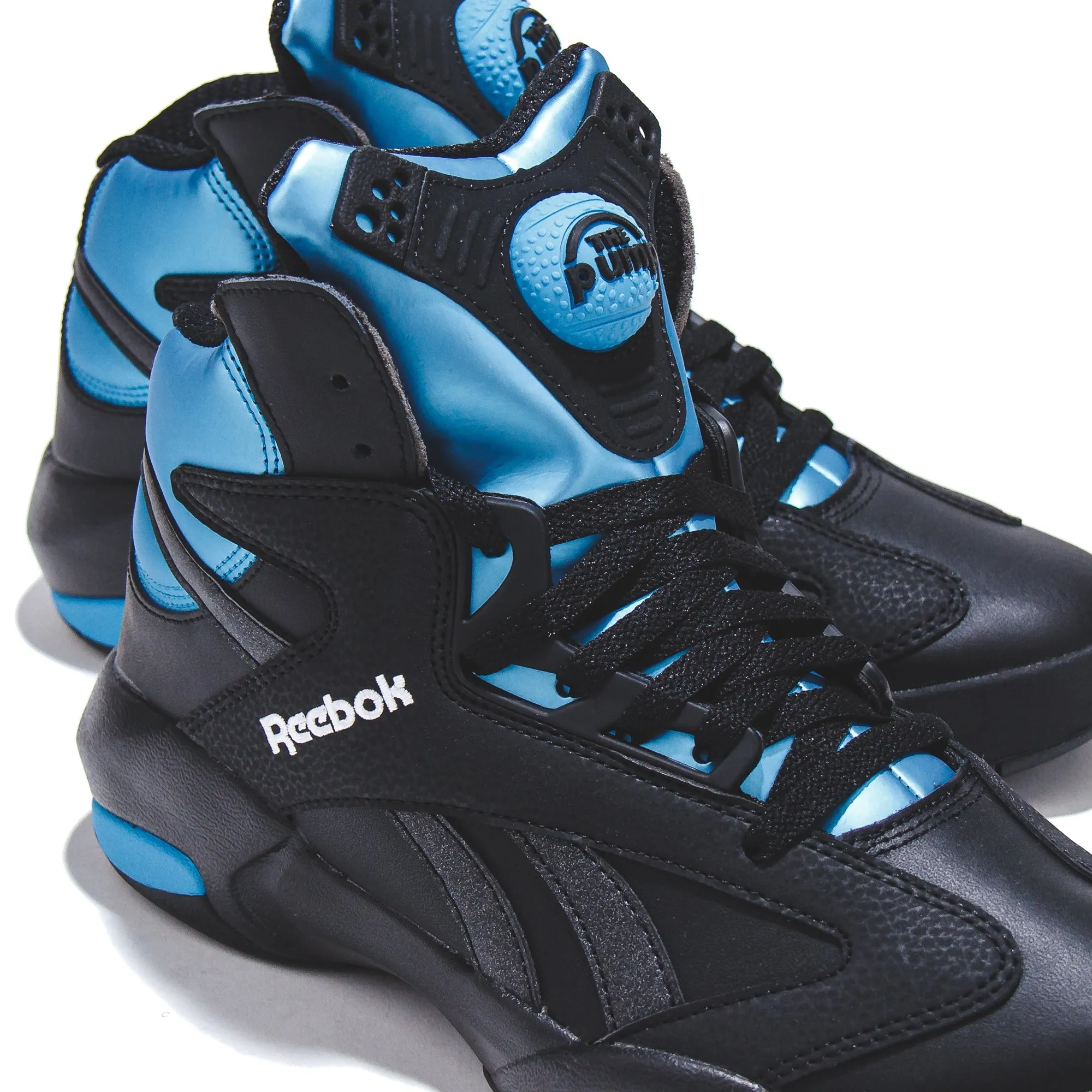 Reebok Classics Men Shaq Attaq Pump Black Blue HR0499