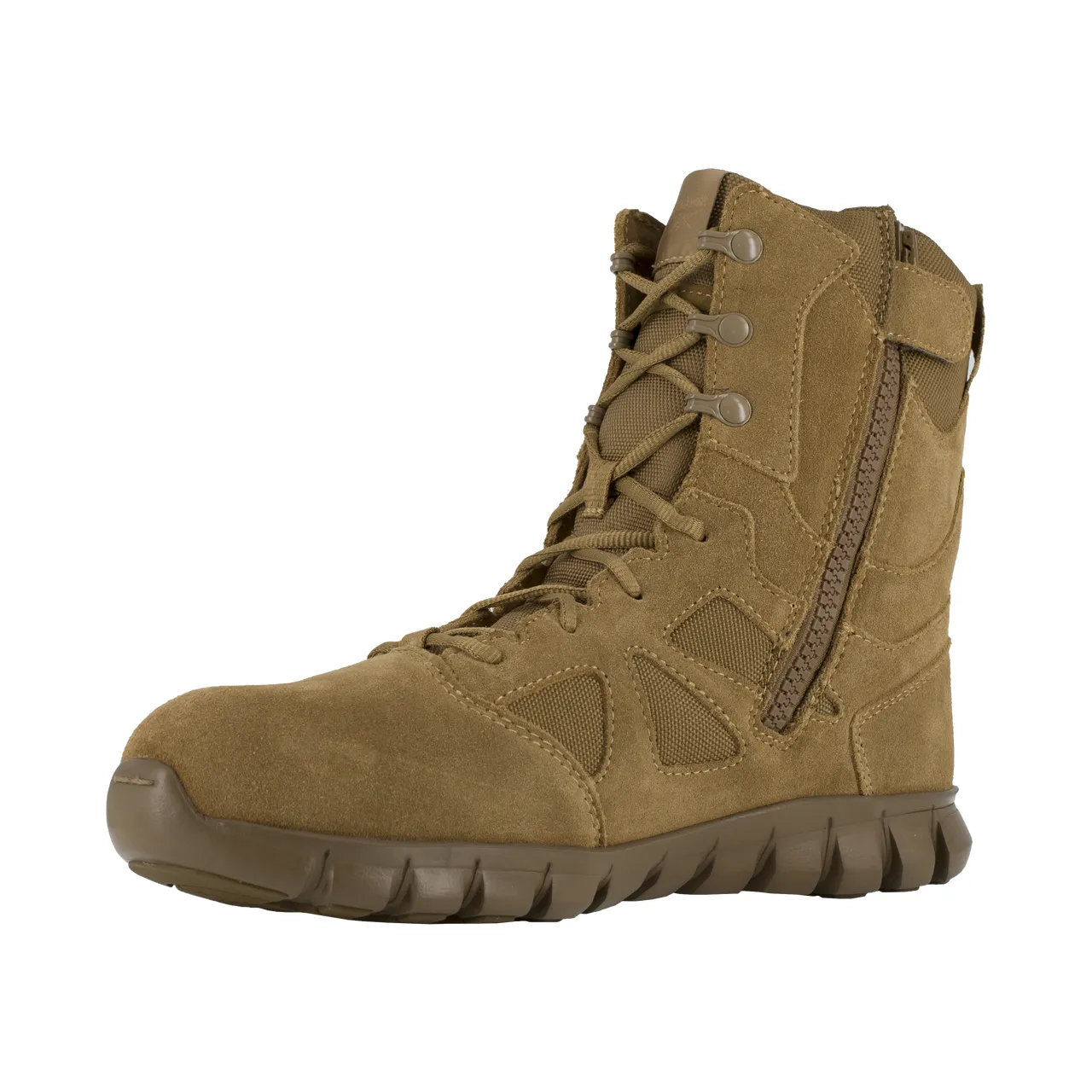 Reebok Men's Sublite Cushion Tactical Boot Composite Toe Coyote Brown