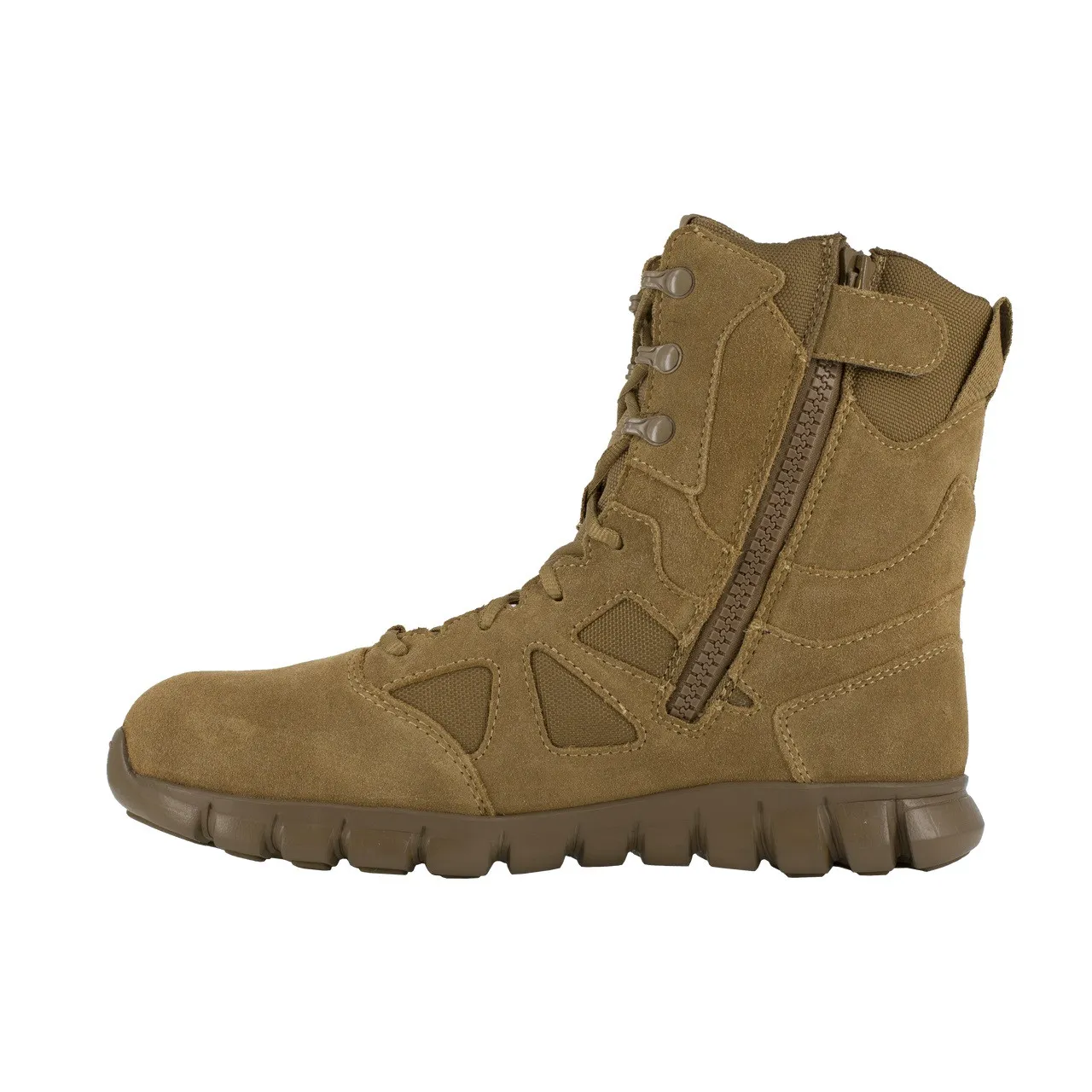 Reebok Men's Sublite Cushion Tactical Boot Composite Toe Coyote Brown