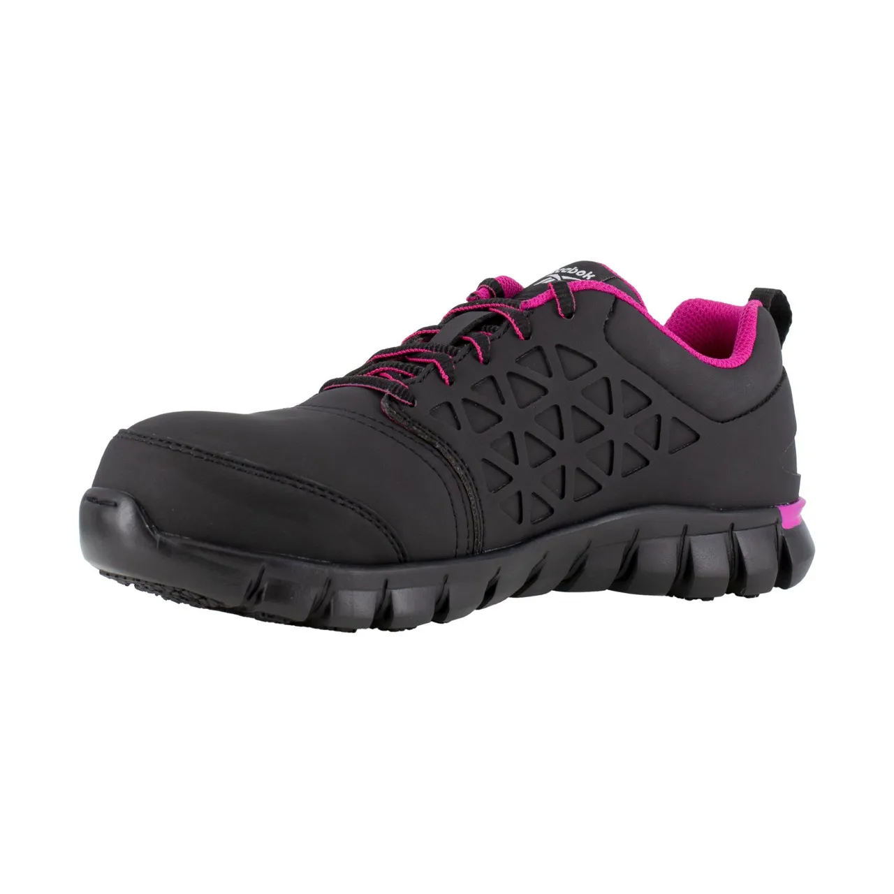 Reebok Work Women's Sublite Cushion EH Composite Toe Athletic Work Shoe Industrial