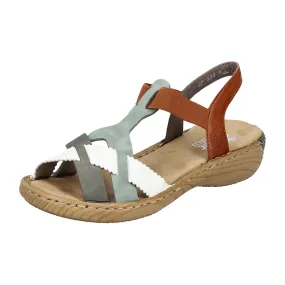 Rieker FSK Women's Colorful Sandals with Comfort and Style