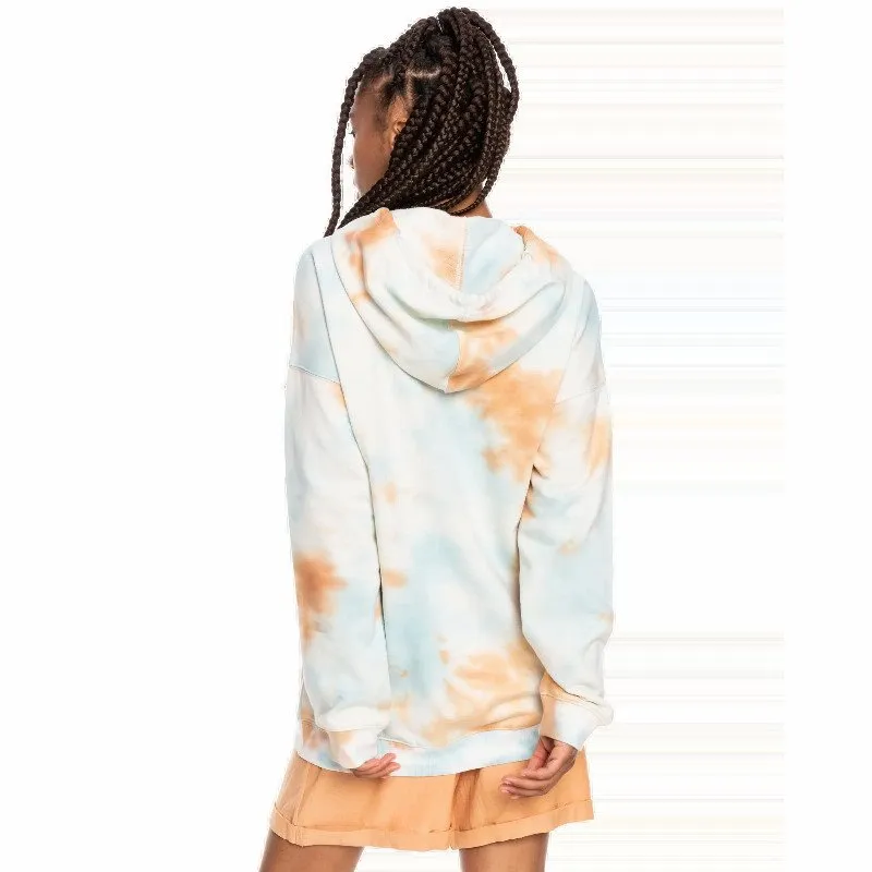 Roxy OCEAN GOER HOODIE IN SNOW WHITE ON MARS