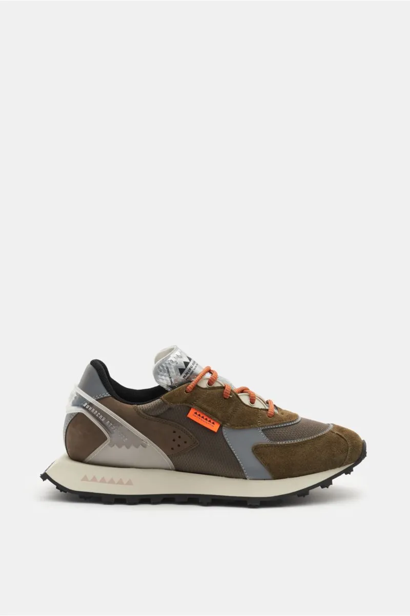 RUN OF sneakers 'Bodrum New York' grey-brown/khaki