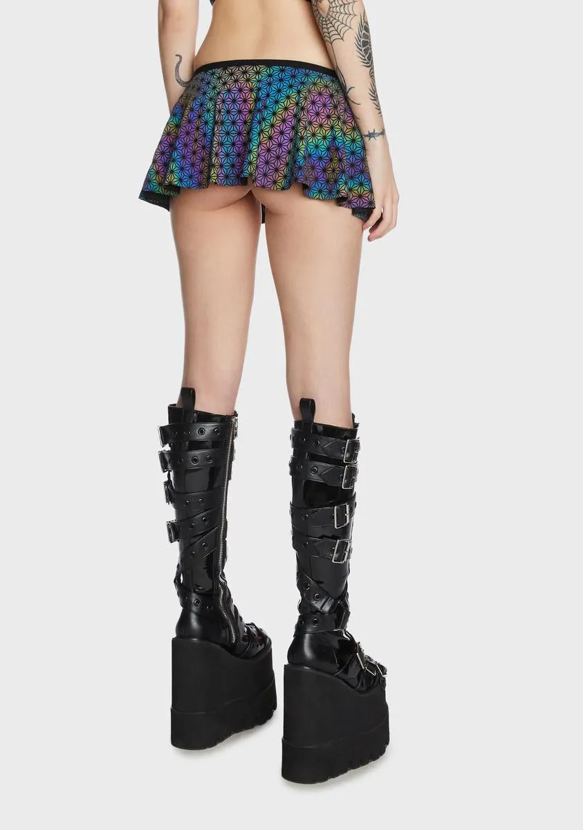 Sacred Geo Buckle Skirt-