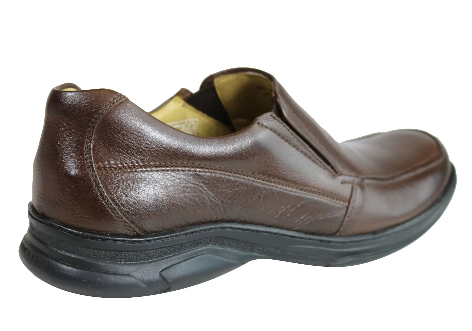 Savelli Roye Mens Comfort Leather Slip On Shoes Made In Brazil