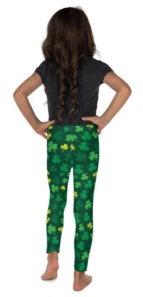 Shamrock Pattern Kid's Leggings