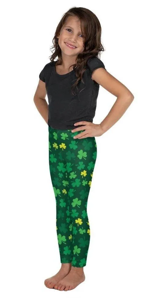 Shamrock Pattern Kid's Leggings