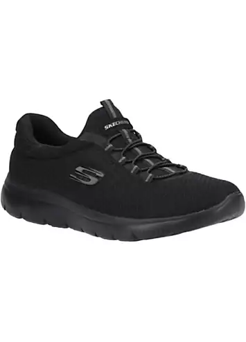 Skechers Ladies Black Summits Trainers | Grattan