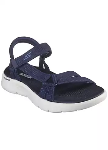 Skechers Navy Go Walk Flex Sublime Sandals | Grattan